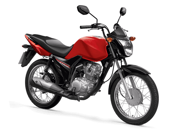 Red motorbike with transparent background for creative use Transparent PNG of red motorbike for automotive or design visuals
