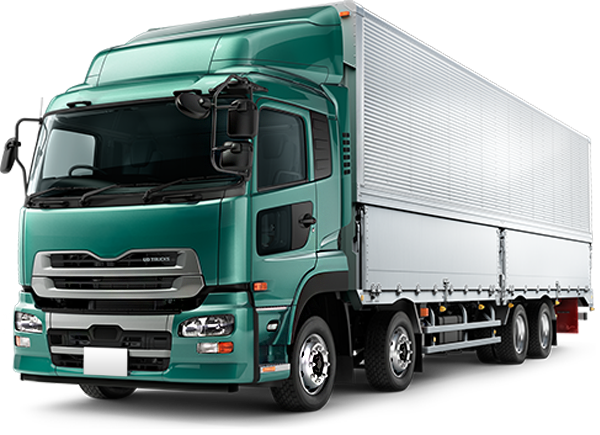 Green shipping container with transparent background for design use Transparent PNG of large green shipping container for industrial visuals
