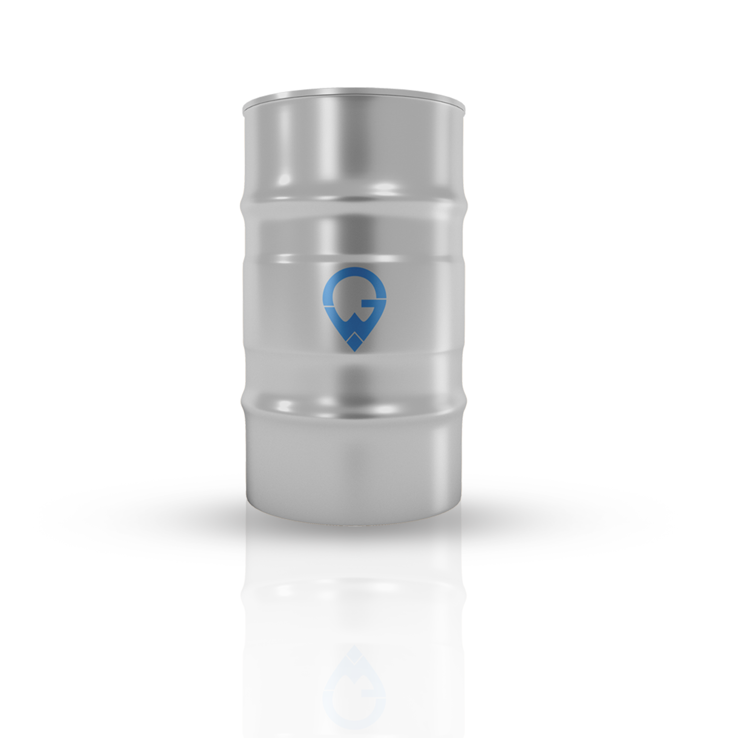 Gulf Way Oil Trading drum featuring 4T Engine Oil SAE 10W50 SN branding